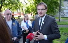 Фото 11: У Замарстинівському сквері висадили перше символічне дерево, ознаменувавши старт його реконструкції