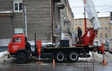 Фото 6: Снігоприбиральна техніка працює на вулицях міста: чистять вулиці від снігу і ліквідовують нависання бурульок