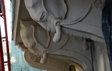 Фото 4: У будинку на вул. І. Франка, 90 триває реставрація 5 балконів з унікальними консолями у вигляді слонів
