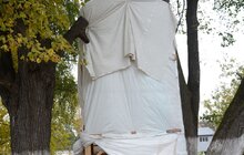 Фото 1: У Львові відреставрували колону з фігурою скорботного Христа 