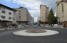 Фото 8: Вулиця Залізнична вже з верхнім шаром асфальту від квазікільця на вул. Шевченка до вул. Ясної