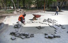 Фото 2: Облаштування дворика на вул. Стрийській, 60 