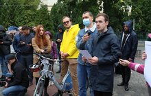 Фото 45: У Львові вперше провели позачергове засідання виконавчого комітету на велосипедах
