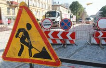 Фото 1: На вул. Личаківській триває капітальна реконструкція дорожнього покриття