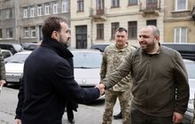 Фото 11: Центр рекрутингу української армії, який перший в Україні відкрили у Львові, відвідали Міністр оборони та Головнокомандувач ЗСУ