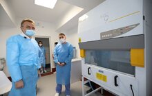 Фото 1: В міській комунальній лікарні Львова створили надсучасну вірусологічну лабораторію
