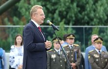 Фото 34: У Львові на найбільшому флагштоку урочисто підняли прапор України