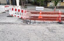 Фото 6: Реконструкція вулиці Шевченка: завершили монтаж трамвайних колій та копають лунки для висадки дерев