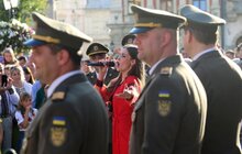Фото 6: На пл. Ринок виступив військовий оркестр Національної академії сухопутних військ