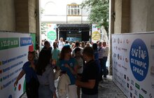 Фото 24: У дворику Ратуші запрацювала фан-зона Lviv Olympic Space
