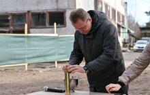 Фото 3: На Голосківському цвинтарі у Львові заклали капсулу під будівництво крематорію (відео)
