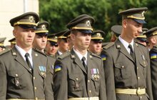 Фото 11: Військова присяга на вірність українському народу в Академії Сагайдачного