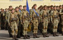 Фото 38: Військова присяга на вірність українському народу в Академії Сагайдачного