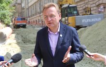 Фото 8: На вул. Просвіти триває капітальний ремонт дороги: демонтовано дорожнє покриття, проводиться заміна комунікацій