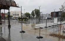 Фото 20: Триває завершальний етап реконструкції пл. Двірцевої: облаштовують сквер та фонтан