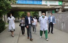 Фото 7: Мер Львова поспілкувався з працівниками 8-ї міської лікарні