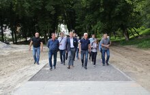 Фото 3: У Замарстинівському парку тривають ремонтні роботи