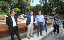 Фото 6: Триває будівництво Меморіалу пам’яті Героїв Небесної Сотні у Львові — 65% робіт вже виконано