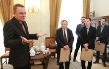 Фото 6: Мер Львова відзначив переможців конкурсу «Премія Львівської міської ради талановитим ученим» - 10 осіб отримали премії по 25 тис грн