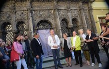 Фото 9: У Львові урочисто відкрили відреставровану браму каплиці Боїмів