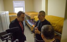Фото 11: У притулку для бездомних з нагоди Різдва римо-католицька громада організувала святкову вігілію