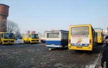 Фото 8: Основною причиною меншої кількості автобусів на маршрутах перевізники називають замерзання гальмівної системи