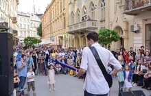 Фото 5: Сьогодні локацію «Музика на Курбаса» «запалювала» фольктроніка від гурту «LIRWAK»