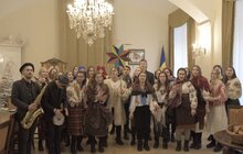 Фото 10: Українська академія лідерства заколядувала в Ратуші та презентувала вертепне дійство