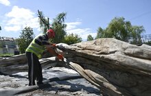Фото 4: До кінця року озеро на вул. Панча наповнять водою: роботи проводять за кошти інвестора (відео)