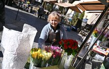 Фото 5: Мерія впорядкувала стихійну торгівлю квітами, облаштувавши сучасні дерев’яні ятки у центрі Львова (фото/відео)
