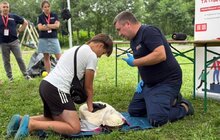 Фото 4: Домедична допомога, поліція та ДСНС: у Львові провели «Дні безпеки» для дітей-переселенців