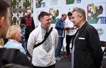 Фото 8: У дворику Ратуші говорили про місто і його культуру: від вирощування лози до львівського мамонта