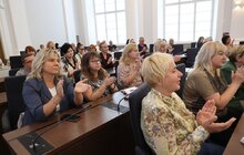 Фото 13: «Світ на слух»: у мерії провели навчання як комунікувати та взаємодіяти з незрячими людьми (відео)