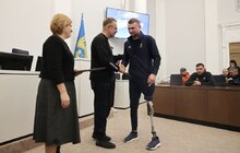 Фото 4: У Львові зустріли збірну України, що представляла країну на ветеранських змаганнях United States Air Force Trials 2024 (відео)