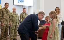 Фото 20: Ще 30 львів’ян посмертно нагородили «Почесним знаком Святого Юрія» за оборону України (фото)