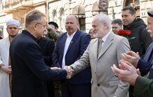 Фото 6: У Львові відкрили меморіальну таблицю Джохару Дудаєву — лідеру боротьби за незалежність Ічкерії (фото/відео)