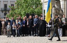 Фото 6: До 60-річчя від дня народження Петра Радковця у Львові відкрили меморіальну таблицю та погасили марку