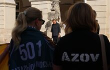 Фото 1: У Львові вперше підняли Прапор Надії в пам’ять про зниклих безвісти захисників (відео)