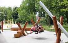 Фото 29: Як у Львові облаштовують безбар’єрний маршрут, який змінить тротуари, зупинки, парки та навіть автобуси (відео)