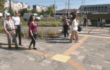 Фото 5: У Львові разом із активістами перевіряють міські установи на доступність: зауваження виправлятимуть (відео)