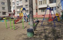 Фото 25: На території Львова проводять миття і дезінфекцію дитячих майданчиків