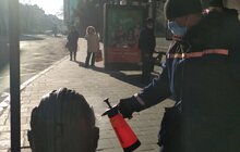 Фото 18: Комунальні служби Львова проводять миття та дезінфекцію в місті