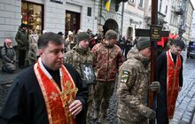 Фото 7: До побратимів з УПА: у Львові перепоховали видатного українського дисидента Данила Шумука (фото, відео)