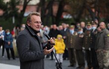 Фото 24: На Меморіалі Героїв Небесної Сотні вояки братства ветеранів УПА підняли національний стяг