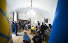 Фото 4: До мерії Львова завітали фіналісти Всеукраїнського турніру з баскетболу на кріслах колісних «Кубок Титанів — 2026»