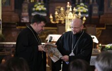 Фото 11: В Гарнізонному храмі урочисто відкрили відреставровані фрески центрального склепіння