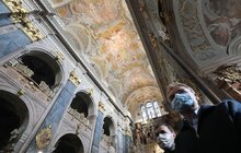 Фото 13: В Гарнізонному храмі урочисто відкрили відреставровані фрески центрального склепіння