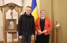 Фото 6: Мер Львова зустрівся з послом Хорватії в Україні