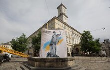 Фото 1: На пл. Ринок візуалізували фонтани
