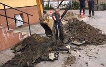 Фото 1: Львівводоканал замінив 300 м аварійного водопроводу у Винниках: цього тижня відбудеться перепідключення мереж